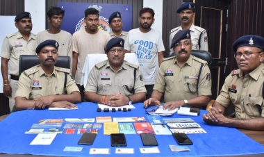 मनोज कुमार भुतड़ा समेत तीन आरोपी गिरफ्तार : साइबर अपराधियों को म्यूल अकाउंट सप्लाई करने वाले गिरोह का दुर्ग पुलिस ने किया भंडाफोड़