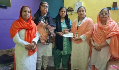 सड़क हादसे के मृतक की बेटियों की पढ़ाई का  जिम्मा लिया अल मदद ने, आर्थिक सहायता भी दी