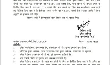 नाबालिग बालिका से जुड़े मामले में चूक, थाना प्रभारी और आरक्षक पर निलंबन की कार्रवाई