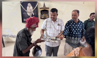 दुर्ग : अधिकमास अमावस्या पर जरूरतमंदों को भोजन एवं आवश्यक सामग्री का वितरण
