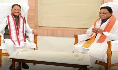 महानदी जल विवाद के समाधान की दिशा में बढ़ी पहल, CM साय ने ओडिशा के मुख्यमंत्री माझी से की मुलाकात