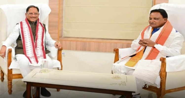 महानदी जल विवाद के समाधान की दिशा में बढ़ी पहल, CM साय ने ओडिशा के मुख्यमंत्री माझी से की मुलाकात