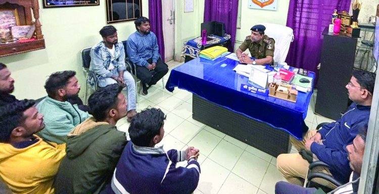 दुर्ग पुलिस ने डीजे संचालकों की ली क्लास, नॉइस मीटर की मदद से ऑन द स्पॉट की जाएगी कार्रवाई