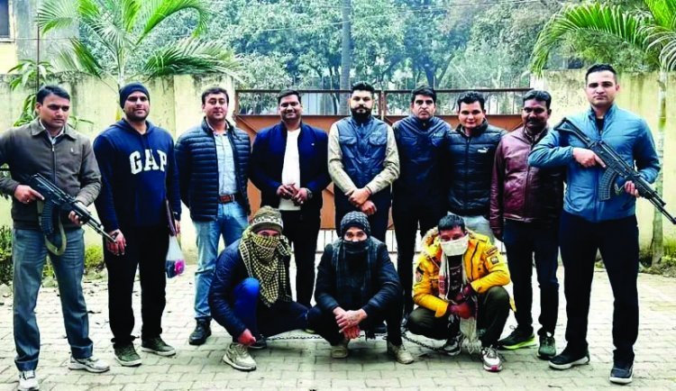 पंजाब पुलिस ने गैंगस्टर गोल्डी बराड़ के तीन गुर्गों को किया गिरफ्तार