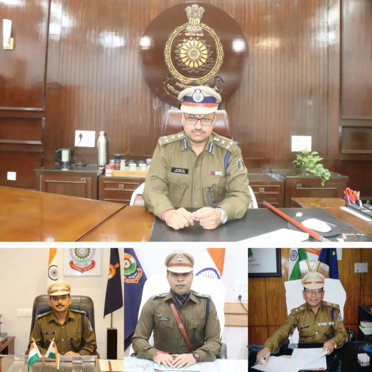 नवपदस्थ पुलिस महानिरीक्षक दुर्ग रेंज ने ली रेंज के पुलिस अधीक्षकों के साथ बैठक,अपराध नियंत्रण पर की गई चर्चा