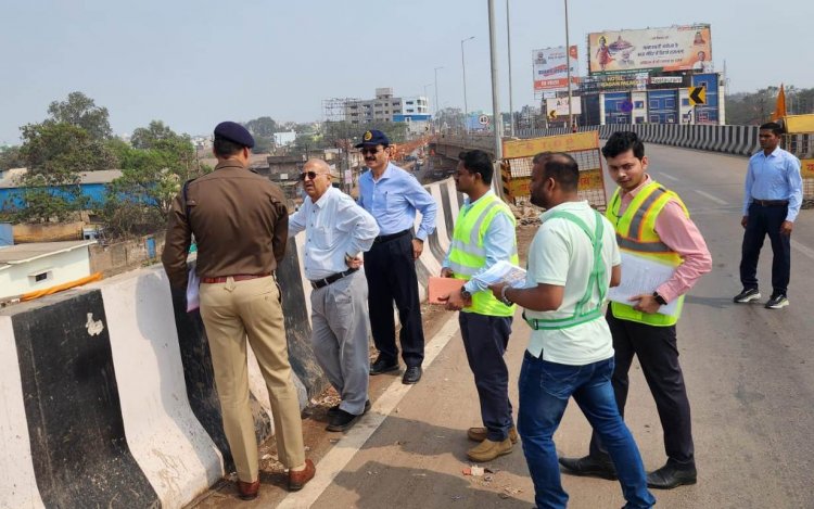 न्यायमूर्ति  मनोहर सप्रे ने किया सड़क सुरक्षा उपायों का अवलोकन