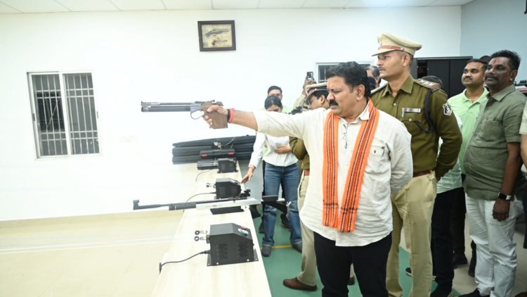 उपमुख्यमंत्री श्री विजय शर्मा ने पुलिस एवं प्रशासनिक अधिकारियो के लिए आयोजित एकलव्य शूटिंग प्रतियोगिता का किया शुभारंभ