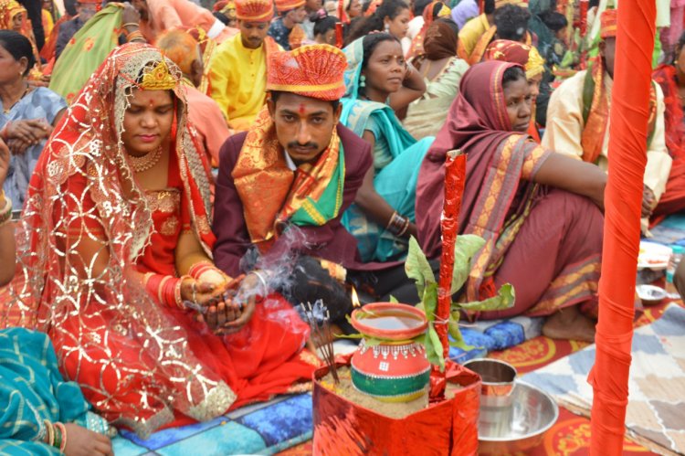 समाज के लिए प्रेरणा बन आदर्श जीवन-यापन करें नवदंपत्ति : श्री अरुण साव