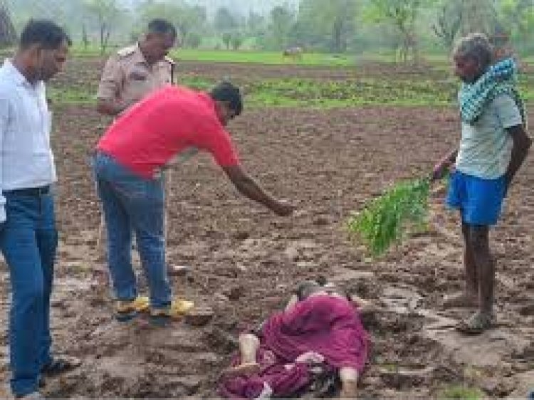 छत्तीसगढ़ के कोरबा में  पत्नी के दूसरे से बात करने पर पति ने पत्नी की हत्या कर दी