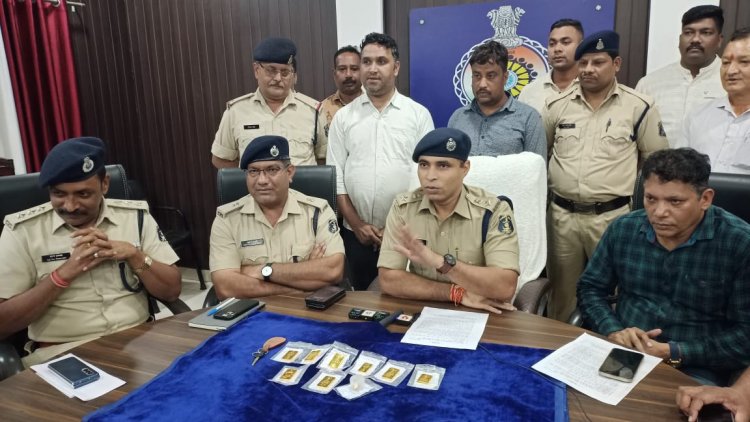 भिलाई में सराफा व्यापारी के साथ हुई चोरी की घटना सुलझाने में दुर्ग पुलिस को मिली सफलता,02 आरोपी गिरफ्तार।