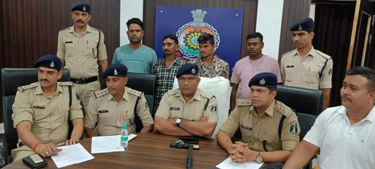 गांजा तस्करी के मामले में दुर्ग पुलिस ने चार आरोपी गिरफ्तार किए