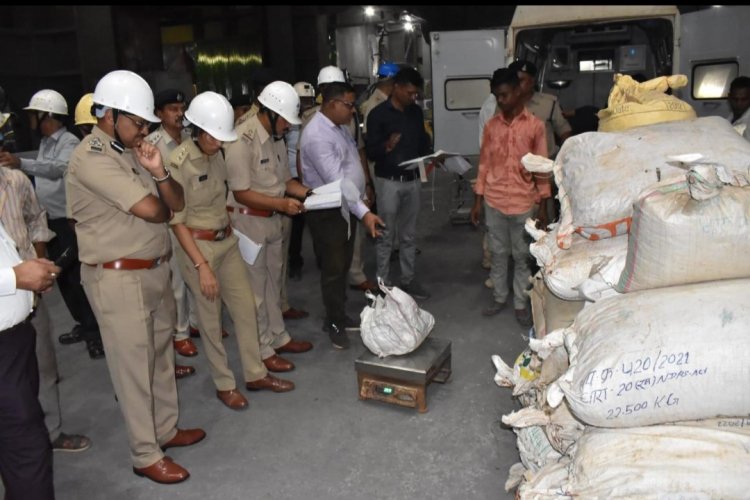 दुर्ग पुलिस ने 03 करोड़ से अधिक के मादक पदार्थों एवं नशीली दवाइयों को किया  नष्ट