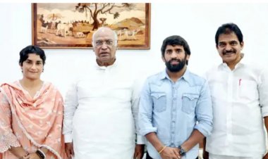 बजरंग पूनिया और विनेश फोगाट कांग्रेस में शामिल