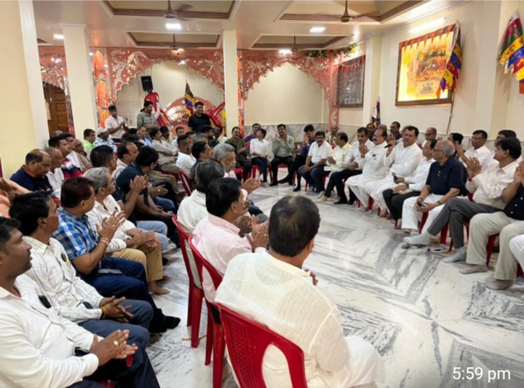 बाबा रामदेव मंदिर के स्वर्ण जयंती महोत्सव को लेकर सकल समाज की बैठक हुई..