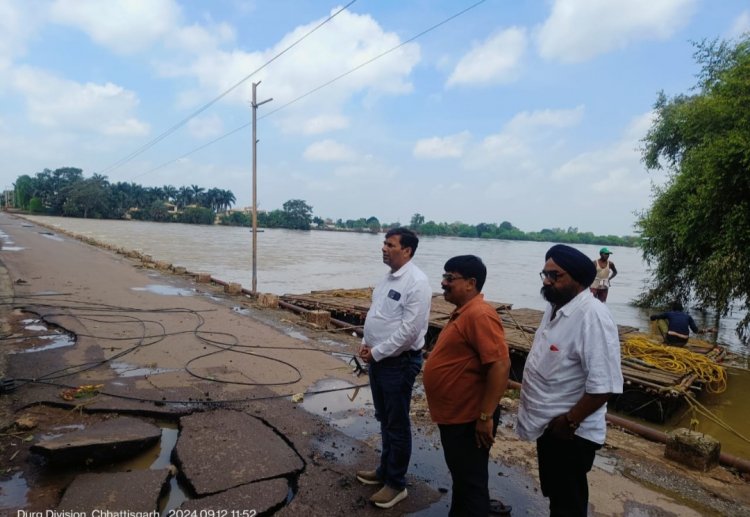 शिवनाथ नदी में जलस्तर हुआ कम, व्यवस्थाओं को जिला प्रशासन एवं नगर निगम ने संभाला था मोर्चा: