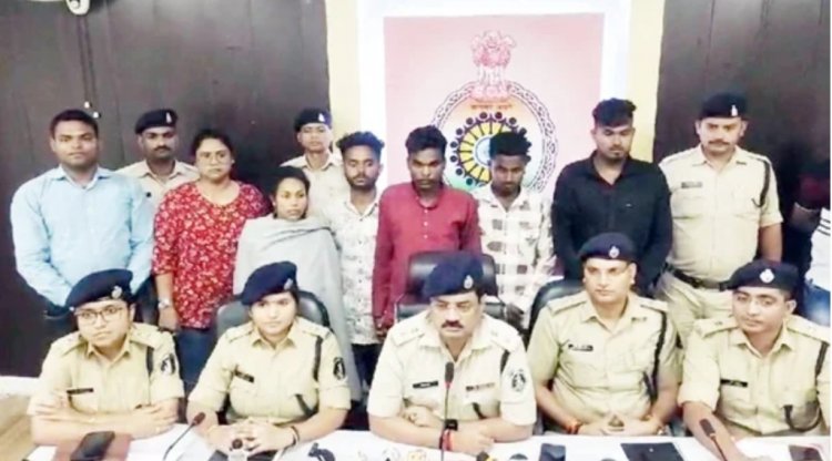 बिलासपुर पुलिस ने तोरवा थाना क्षेत्र में हुए एक अंधे कत्ल की गुत्थी सुलझा ली: मृतक की पत्नी ही उसकी हत्या की मास्टरमाइंड निकली