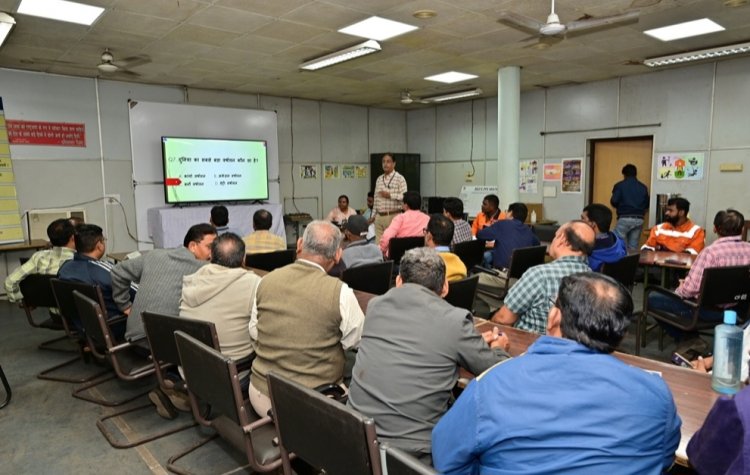 सेल-बीएसपी के रिफ्रैक्टरी इंजीनियरिंग विभाग में पर्यावरण जागरूकता प्रश्नोत्तरी प्रतियोगिता आयोजित