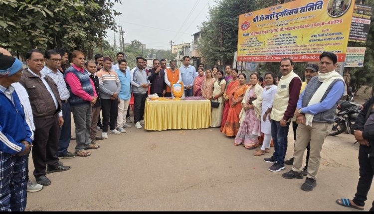 "सुशासन दिवस"कार्यक्रम का नवनियुक्त मंडल अध्यक्ष मनमोहन शर्मा के नेतृत्व में वार्ड नं 20 आदित्य नगर चौक में आयोजित किया गया