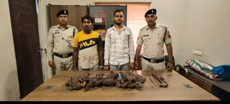 पूर्व मुख्यमंत्री भूपेश बघेल के खेत से केबल चोरी करने वाला चोर गिरफ्तार