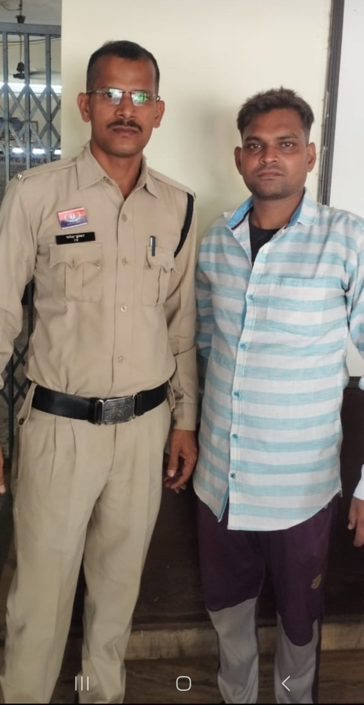 जे के लक्ष्मी सीमेंट कंपनी अहिवारा से निकले सीमेंट को गबन करने वाला मुख्य आरोपी गिरफ्तार