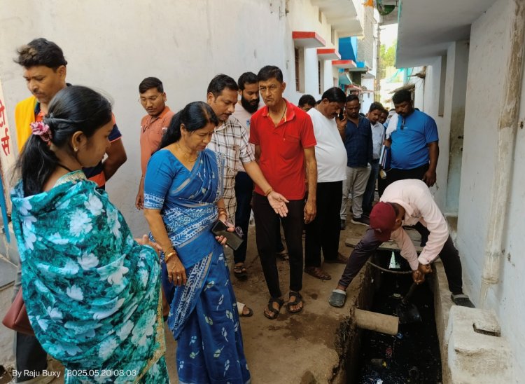 मानसून से पहले वार्डो की नालियों की सफाई तेज,मेयर ने कहा सफाई व्यवस्था तगडी हो