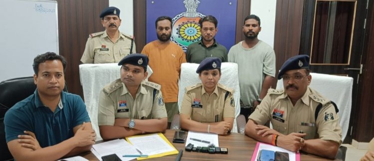 आदर्श नगर कैंप 1 भिलाई में जान से मारने कि नियत से हथियार से फायर करने वाला आरोपी और उसके दो साथी गिरफ्तार