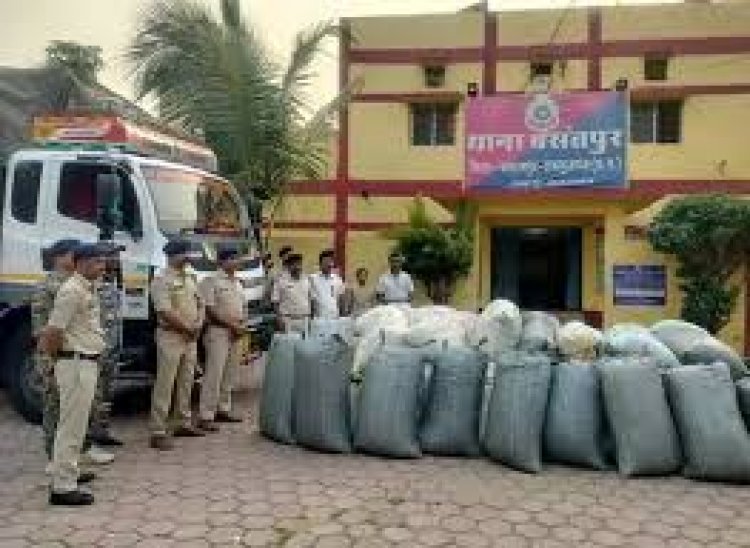1 करोड़ से ज्यादा का डोडा चूरा जब्त, ट्रक चालक फरार