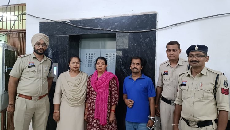 टूर एण्ड ट्रेवल में फेंन्चाईसी दिलाने के नाम से ठगी करने वाले शातिर पति एवं पत्नि पुलिस गिरफ्तार में,आरोपीयों ने ठगी कुल करीबन एक करोड़ 50 लाख की ठगी