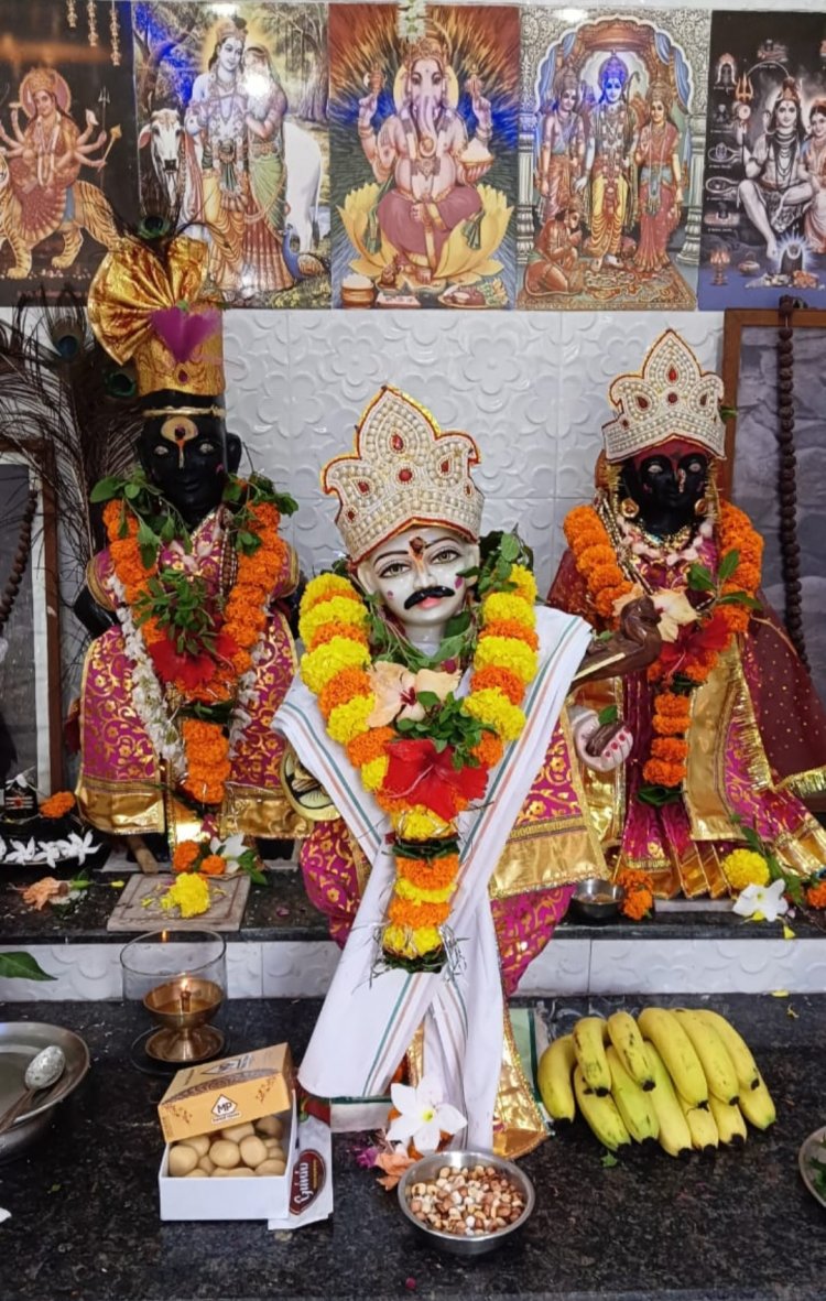 संत शिरोमणि नामदेव महाराज का पुण्य स्मरण हर्ष उल्हास के साथ समारोह मनाया गया,संत सेवा समिति, हरिपाठ मंडल द्वारा भजनों की प्रस्तुति