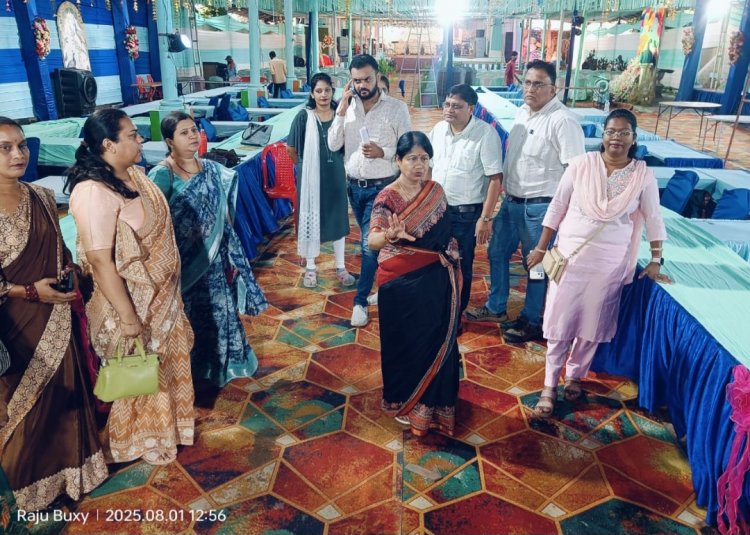 महापौर ने किया कार्यक्रम स्थल का किया निरीक्षण,महिलाओं के लिए 10 से अधिक मनोरंजक प्रतियोगिताएँ, नगर निगम दुर्ग का वार्षिक आयोजन