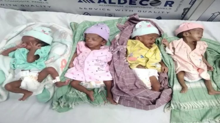 छत्तीसगढ़ में महिला ने एक साथ 4 बच्चों को दिया जन्म ,जच्चा-बच्चा सभी स्वस्थ, खुशी से झूम उठे परिजन