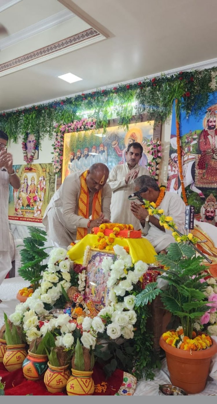 दुर्ग ग्रामीण विधायक ललित चंद्राकर ने प्रभु श्रीराम जी से प्रदेश के मंगल की प्रार्थना की