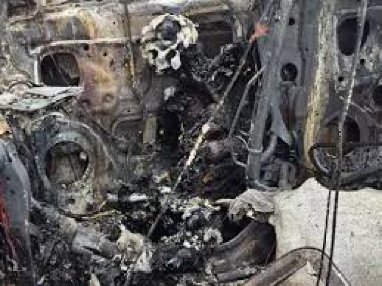 जगदलपुर में 2 लोग जिंदा जले, नेशनल हाईवे 63 में हुआ बड़ा हादसा
