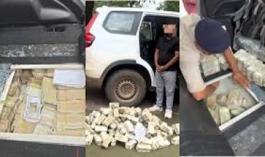 कभी देखा है इतना कैश! 18 लाख की गाड़ी से मिले 4 करोड़ चार लाख रुपये, गुप्त ठिकाने से गड्डी निकालते-निकालते थक गए पुलिस वाले