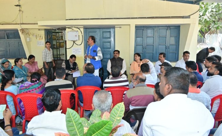 SIR को सफल लेकर मंत्री गजेन्द्र यादव ने ली दुर्ग भाजपा की बैठक