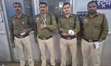 दुर्ग : पटेल चौक प्रदर्शन में 6 पुलिस जवान घायल