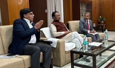 छत्तीसगढ़ में आधुनिक सिंचाई की तैयारी: CM साय को PIN तकनीक पर दिया गया प्रेजेंटेशन