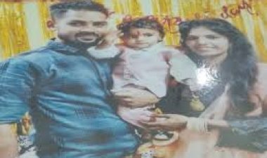 खम्हारडीह में पत्नी की हत्या कर ट्रेन के सामने कूदा पति