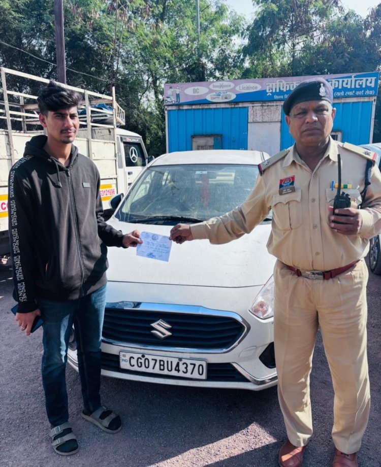 सेंट्रल एवेन्यू रोड पर स्टंटबाज़ी का वीडियो वायरल – ट्रैफिक पुलिस ने 24 घंटे में की त्वरित कार्रवाई