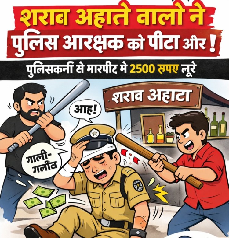 सुपेला थाना क्षेत्र में पुलिस आरक्षक पर हमला, अहाता संचालक व साथी गिरफ्तार