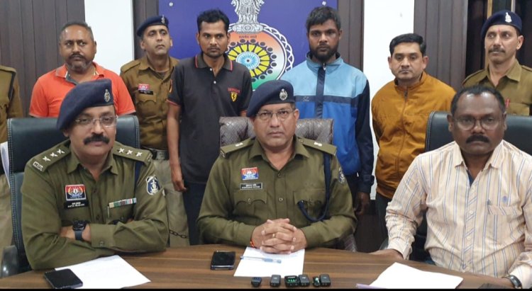 भिलाई के मंदिरों में चोरी करने वाले सीरियल चोर गिरोह को पकड़ने में पुलिस को मिली सफलता