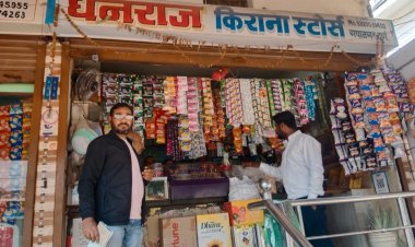 इंदिरा मार्केट में सिंगलयुज प्लास्टिक के खिलाफ निगम की कार्रवाई, 10,500 का जुर्माना