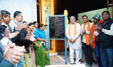 रिसाली में विकास को नई रोशनी: विधायक ललित चंद्राकर ने विद्युतीकरण कार्य का किया लोकार्पण