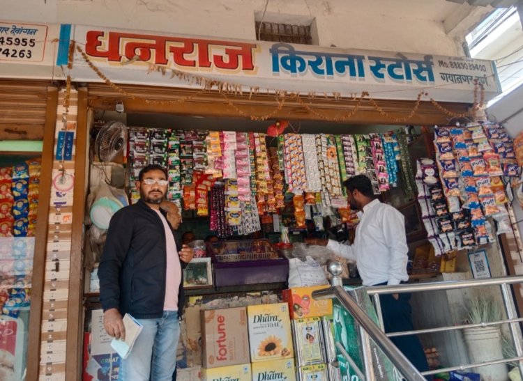 इंदिरा मार्केट में सिंगलयुज प्लास्टिक के खिलाफ निगम की कार्रवाई, 10,500 का जुर्माना