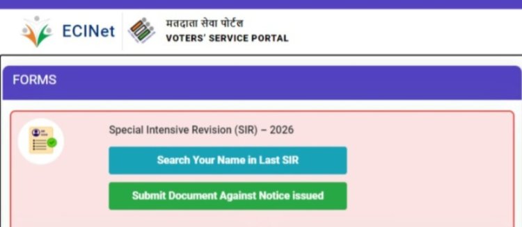 मतदाता सूची में त्रुटि सुधार हेतु जिले में 82 स्थानों पर जारी है नोटिस सुनवाई, घर बैठे ऑनलाइन पोर्टल पर भी कर सकते हैं सत्यापन,'वोटर्स सर्विस पोर्टल' से अब अपलोड कर सकते है मतदाता सूची सुधार के दस्तावेज