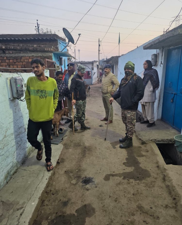 अवैध हथियार और नशे के खिलाफ दुर्ग पुलिस की बड़ी कार्रवाई, शीतलापारा हथखोज में सर्च ऑपरेशन