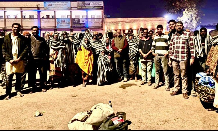 दान के सबसे बड़े पर्व मकर सक्रांति पर जन समर्पण सेवा संस्था ने दो दिवस किया मानव सेवा एवँ दान का कार्यक्रम