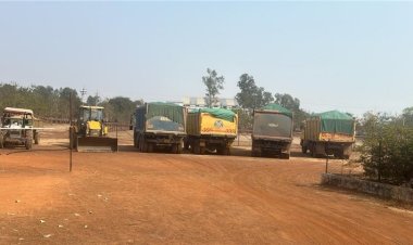 दुर्ग में अवैध उत्खनन पर बड़ी कार्रवाई: जेसीबी, ट्रैक्टर सहित 4 हाईवा जब्त