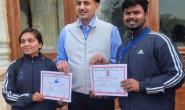 दीक्षा और सूरज बने योगासना स्पोर्ट्स के नेशनल कोच,छत्तीसगढ़ के योग साधकों की राष्ट्रीय स्तर पर बड़ी उपलब्धि