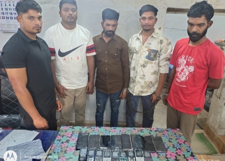 मोहन नगर पुलिस की कार्रवाई : ग्रीन चौक, दुर्ग में ऑनलाइन सट्टा संचालित करते 5 आरोपी गिरफ्तार